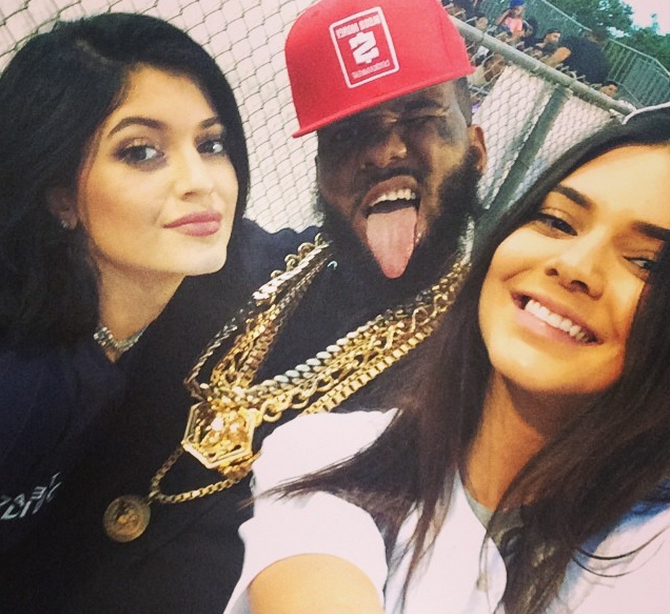 The Game hangs out with Kendall and Kylie
