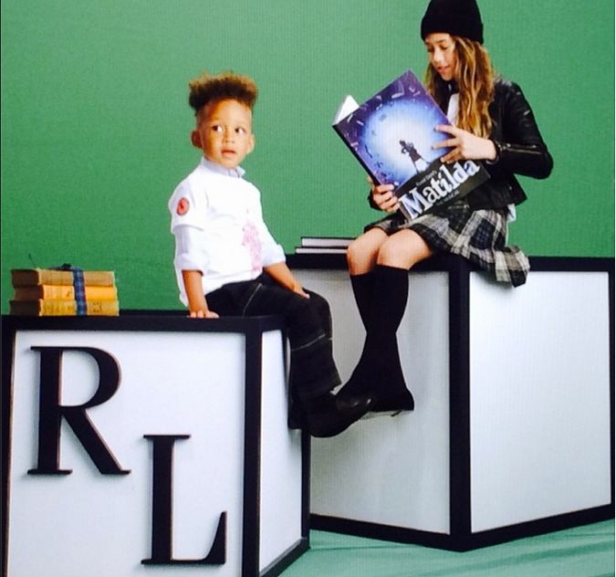 Egypt Modeling For Ralph Lauren Kids