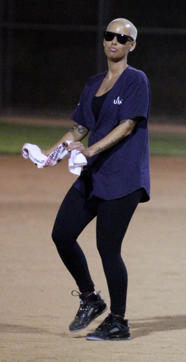 Amber Rose looks ready to whoop some butt!