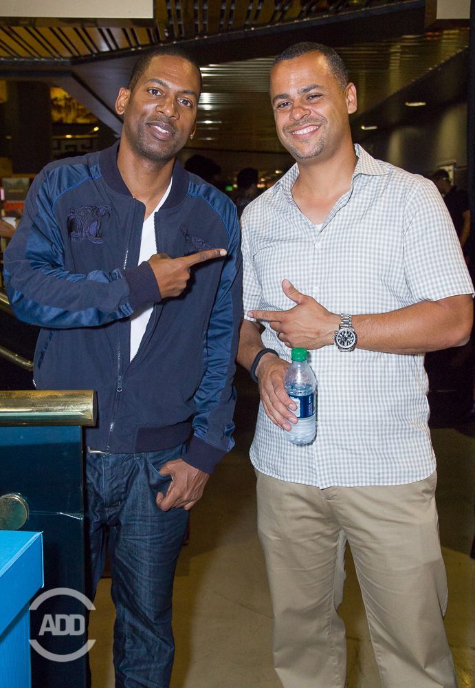 Tony Rock poses for a flick.