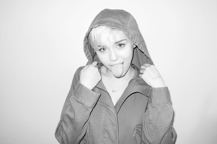 Miley Cyrus poses for Terry Richardson.