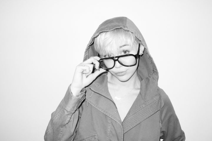 MIley Cyrus poses for Terry Richardson.