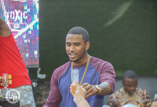 Trey Songz performs at Toxic Day Party in L.A.