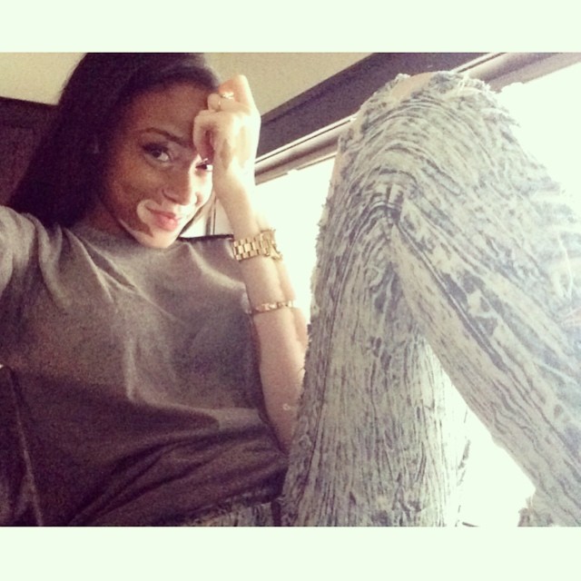 Her selfie game is strong.