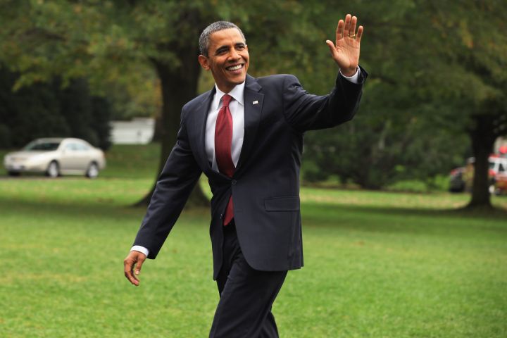 After waving to his haters, he waved to his supporters.