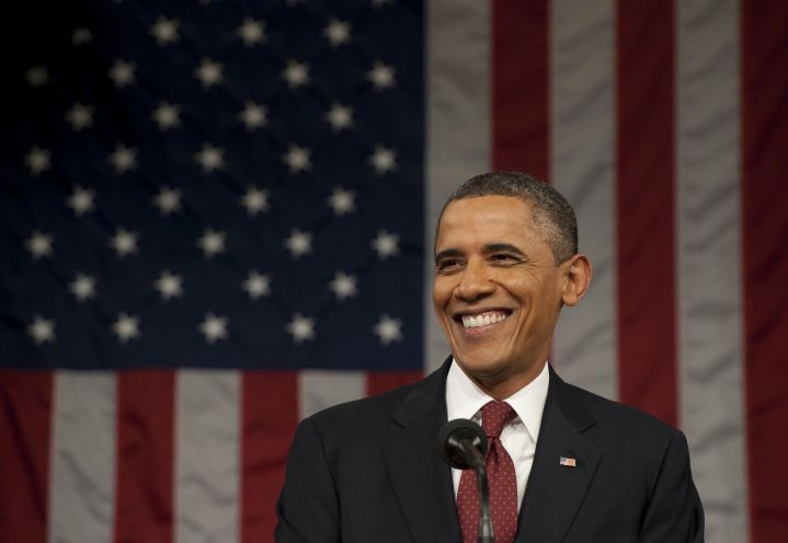 America the beautiful with Obama’s darling smile.