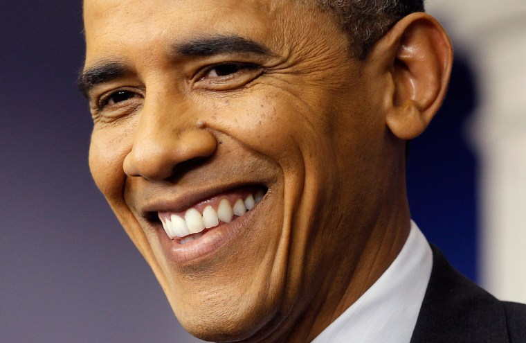 He has many reasons to flash his smile.