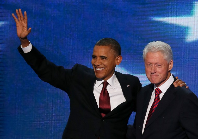 Bill can learn a thing or two from Obama’s smiling game.