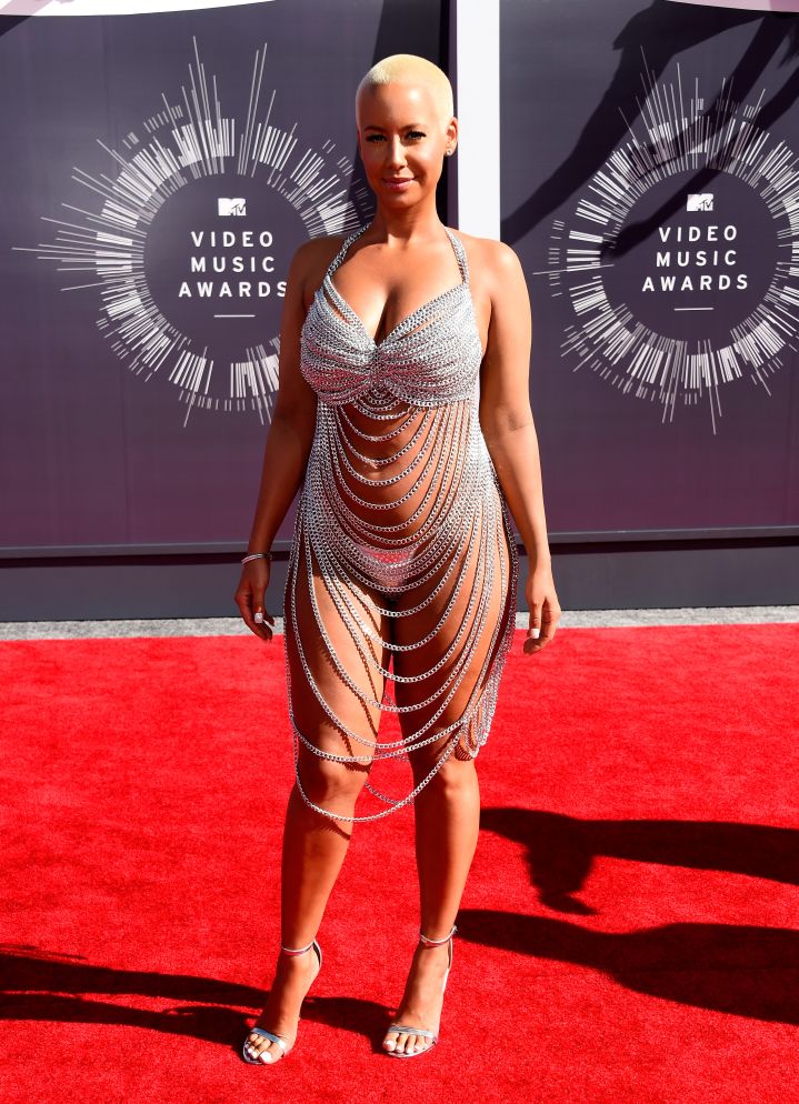 Amber Rose attends the 2014 MTV Video Music Awards