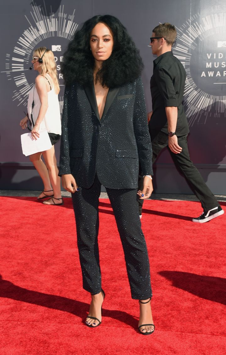 Solange Knowles attends the 2014 MTV Video Music Awards