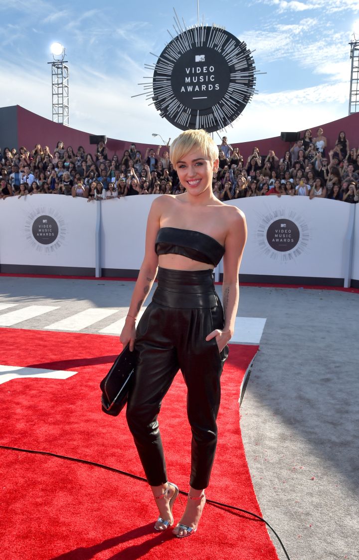 Miley Cyrus attends the 2014 MTV Video Music Awards