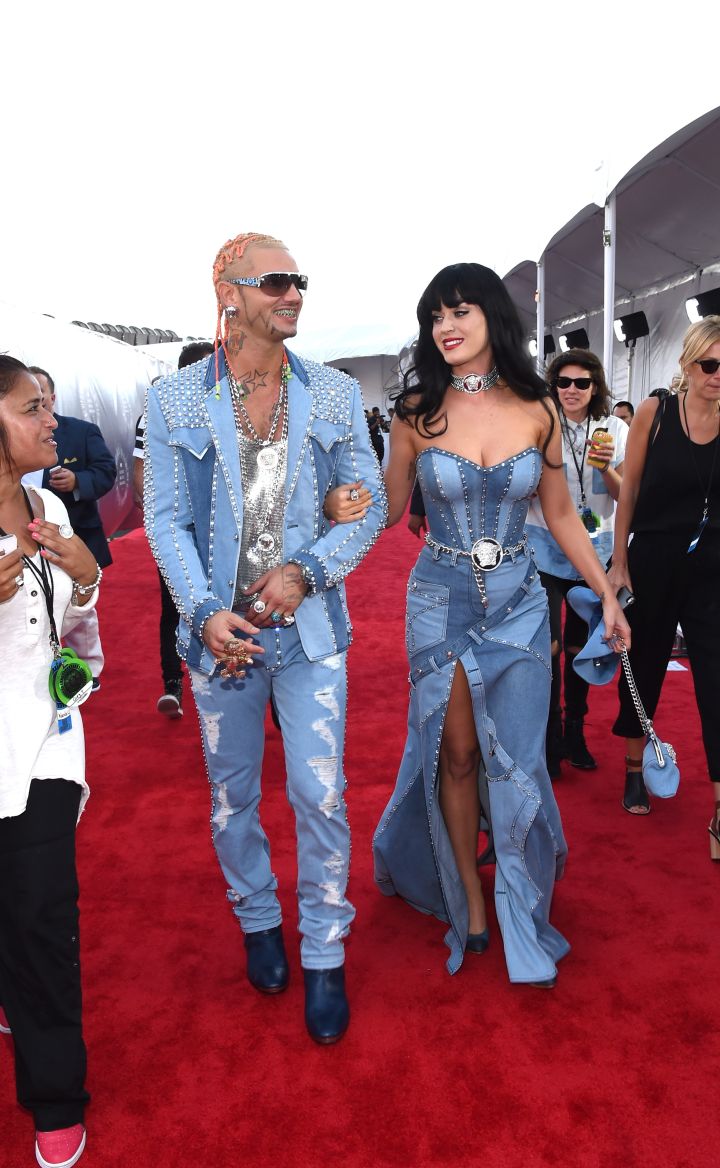 Katy Perry & Riff Raff attend the 2014 MTV Video Music Awards
