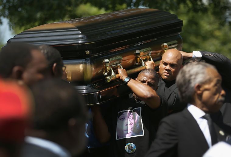 Rest In Peace: Funeral Held For Michael Brown