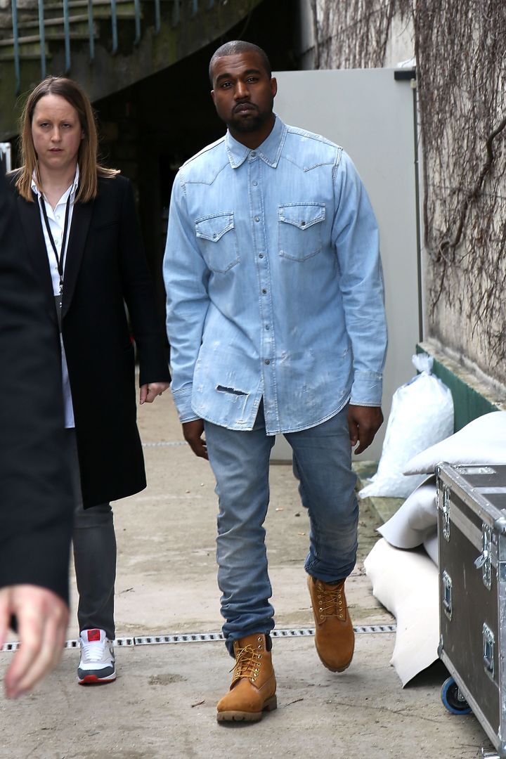 Which Canadian Suit looks better? West’s denim shirt with skinny jeans look…