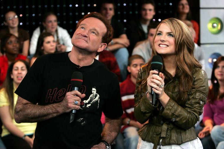 Robin Williams & JoJo, TRL, 2006