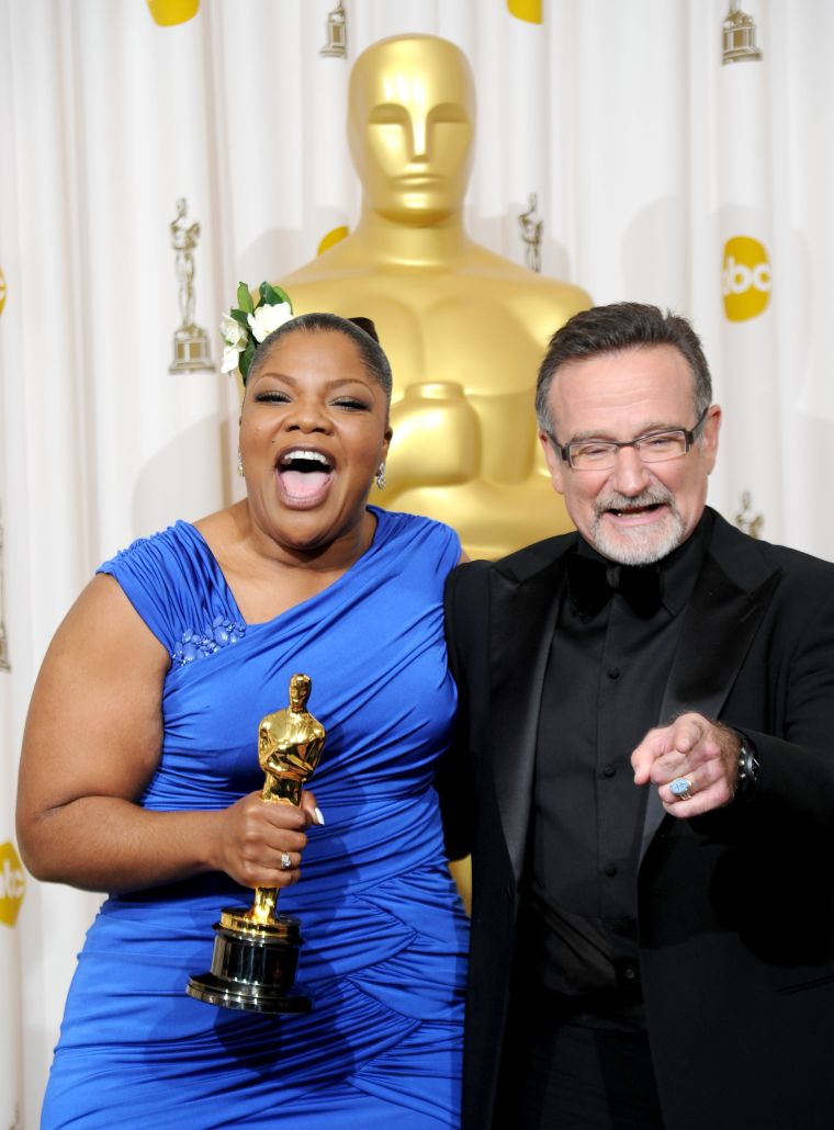 Robin Williams & Monique, 2010
