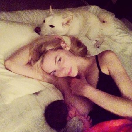 Jamie King posted a photo of this precious moment.