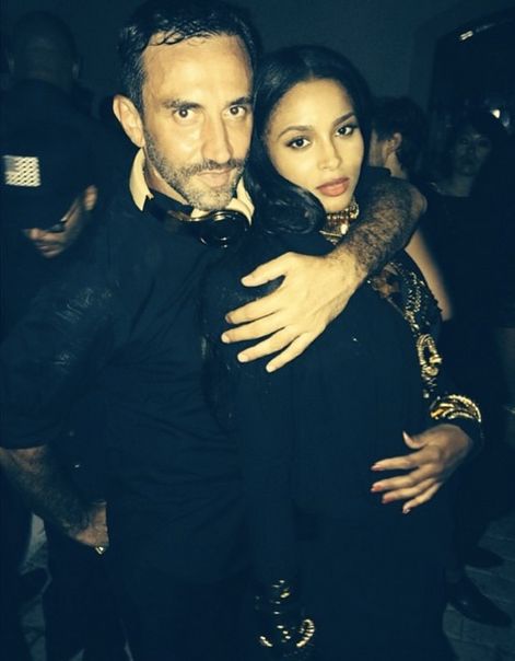 Ciara poses with birthday boy Riccardo!