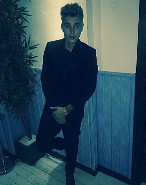 Justin Bieber shows off his Ibiza ensemble