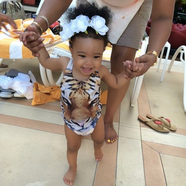 Monica and Shannon Brown are beautiful people and can make just as beautiful their baby girl Laiyah!