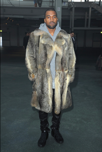 Which mink you like better? Kanye’s gray oversized mink…