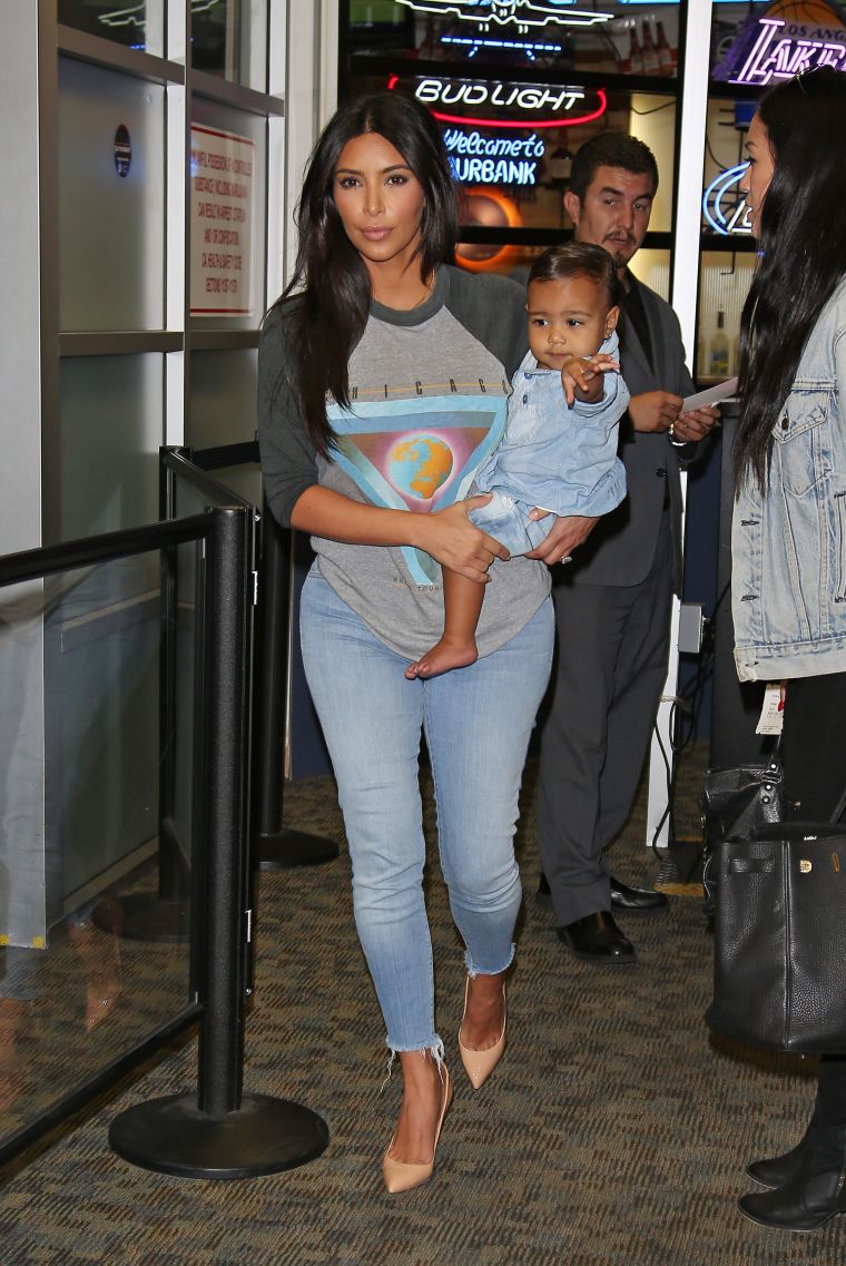 The time she was carried out in her Canadian tuxedo.