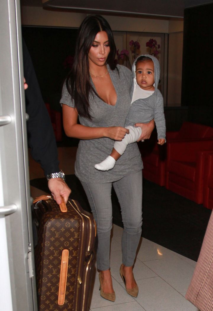Or when she kept it casual by going gray with Kim.