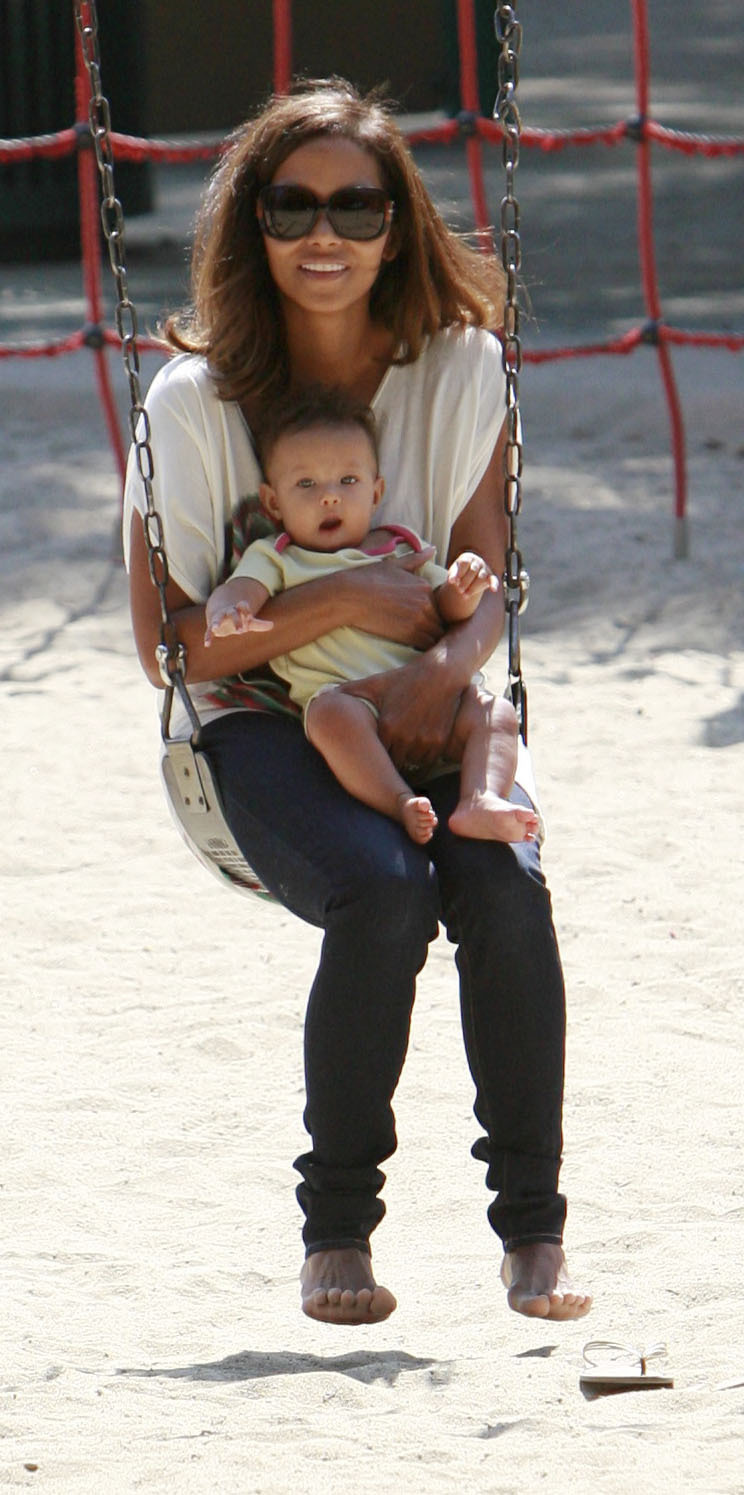 Nahla Aubry was such a little cutie when she was first born!