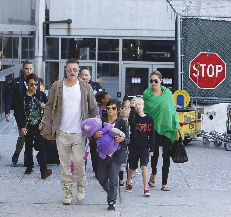 The duo was spotted after having some fun with their kids.