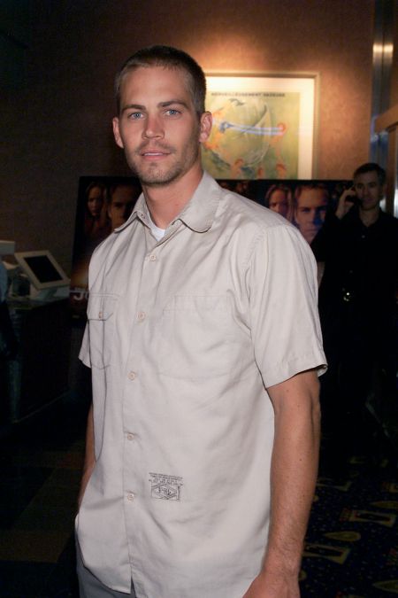 Walker keeps it casual at an early screening of the 2001 film “Joy Ride.”