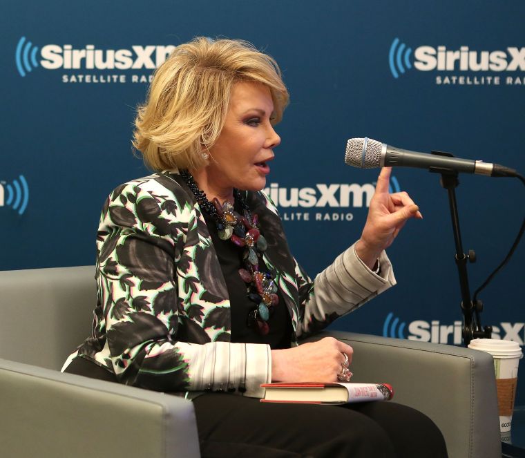 Joan Rivers promotes her book, “Diary of A Mad Diva,” on Sirus XM Radio.