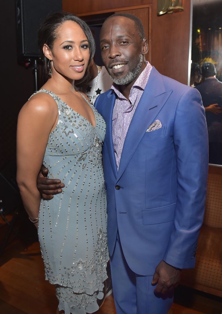 Michael & Margot Take A Photo Opp After Her Great Performance