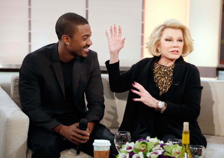 Joan roasts close friend and fellow celebrity Ray J during a visit to “Live From The Couch.”