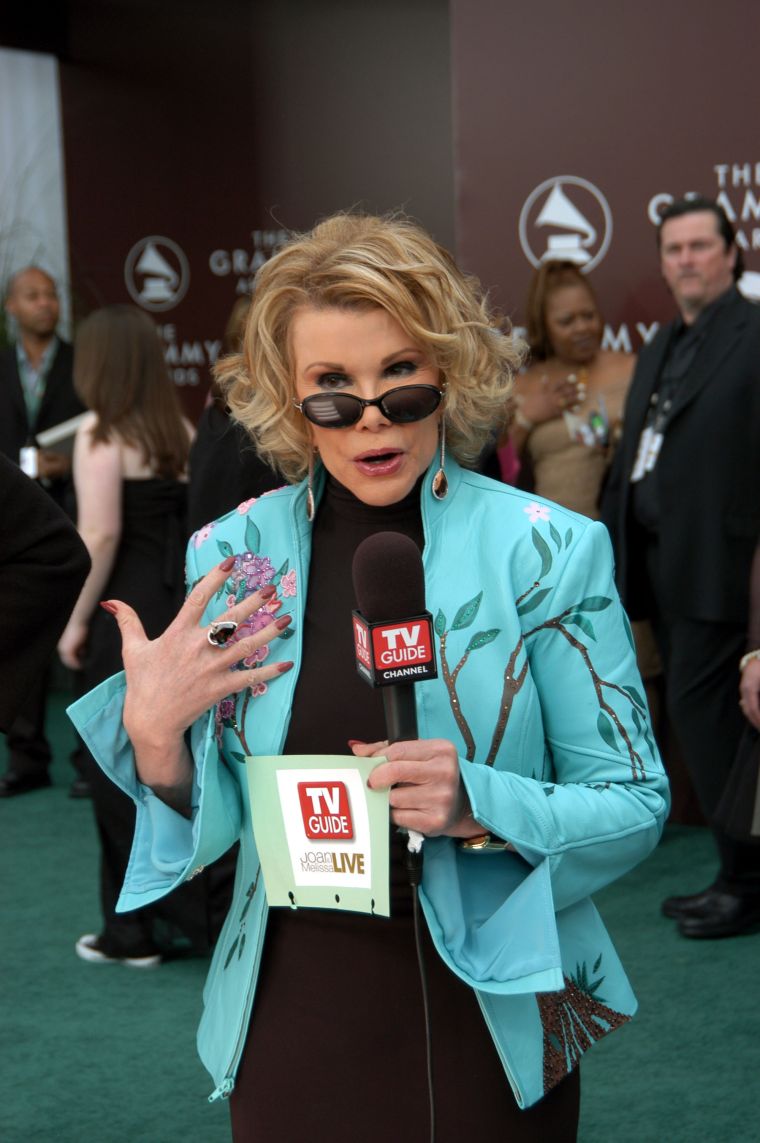 Prior to her gig on E!’s “Fashion Police,” Joan was a TV personality on the TV Guide channel.