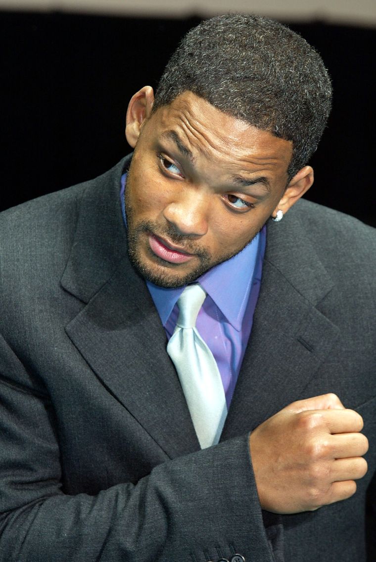 Will shows off his good skin and waves.