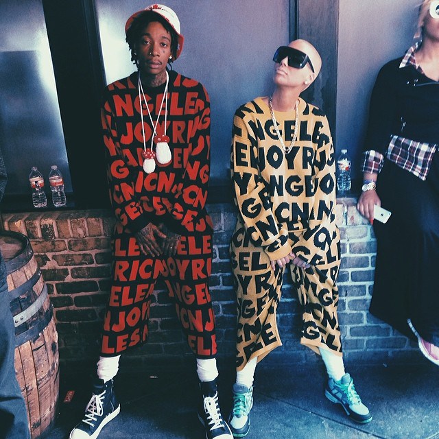 Amber and Wiz looked super cute at this year’s SXSW. They were wearing matching outfits.
