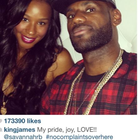 Love on top! Savannah reposted this love message from her boo.