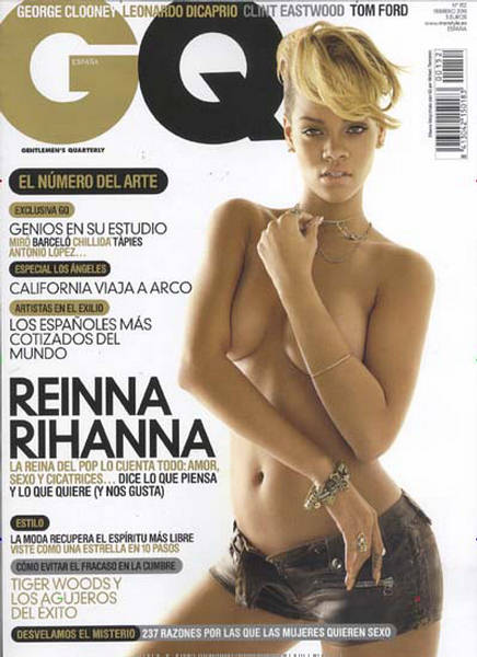 Rihanna covers GQ Russia in 2010.