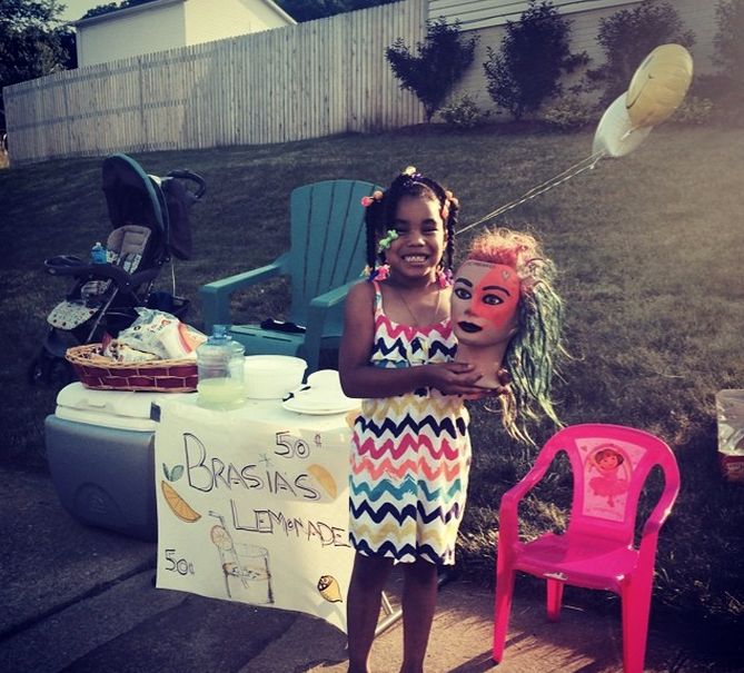 Stopping For A Quick Lemonade Break