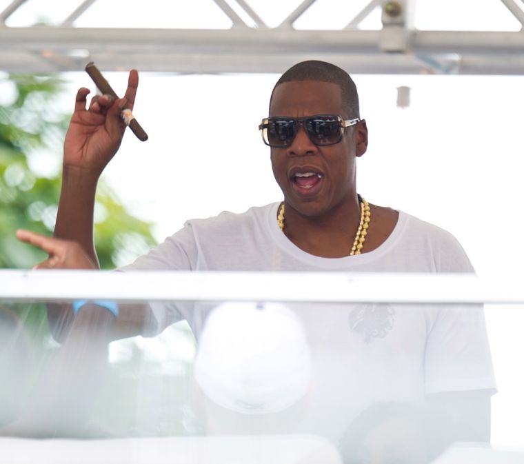 Partying At Made In America Festival.