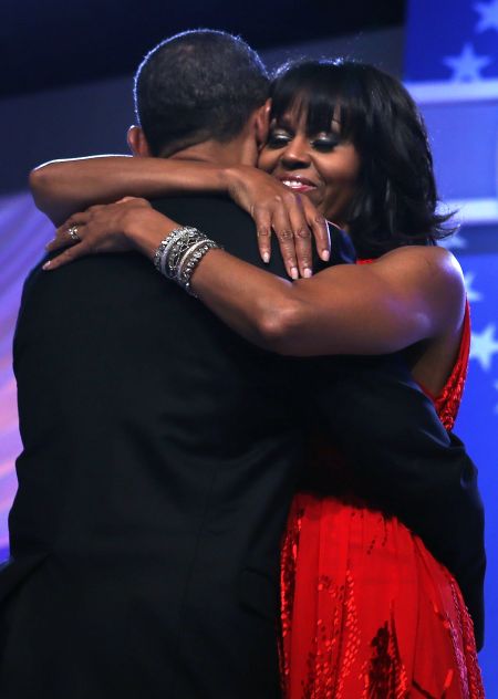 38 Pictures Of Barack and Michelle Obama Showing Each Other Love