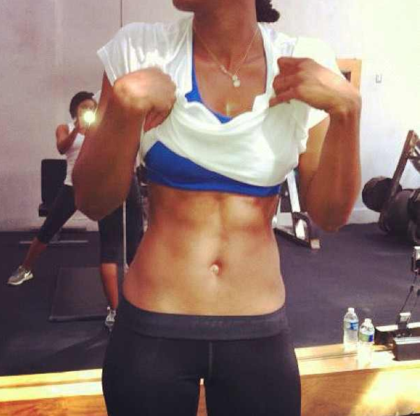 …because she knows how to maintain her health.