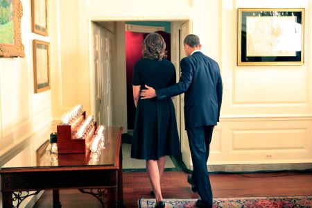 38 Pictures Of Barack and Michelle Obama Showing Each Other Love