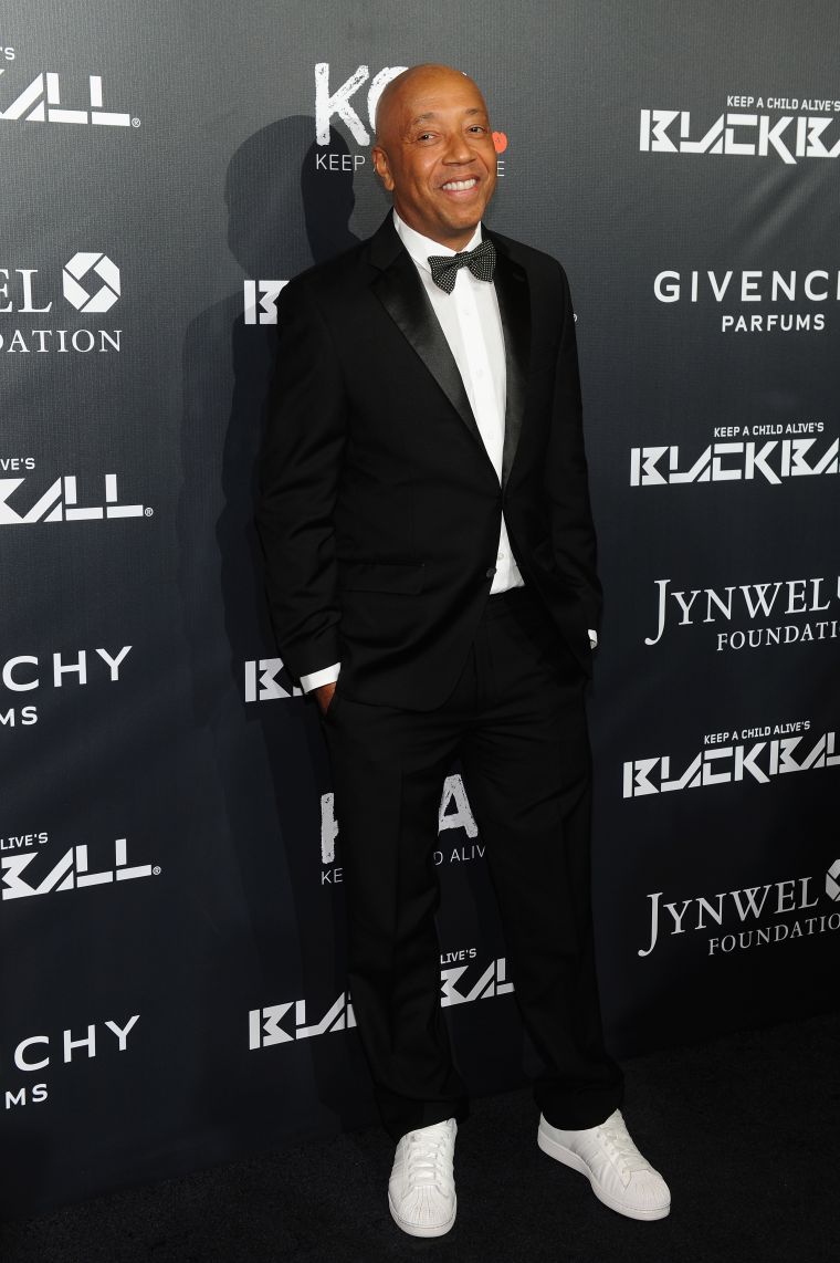 Russell Simmons Is All Smiles in his adidas.