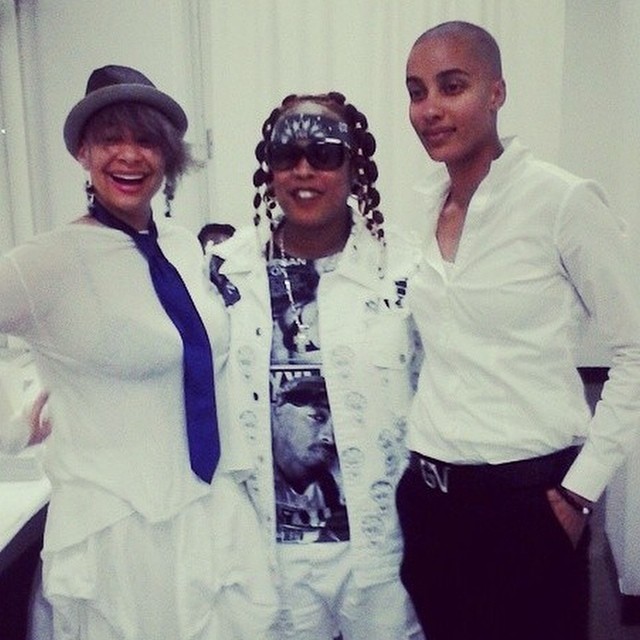 The cute couple hung out with Da Brat.