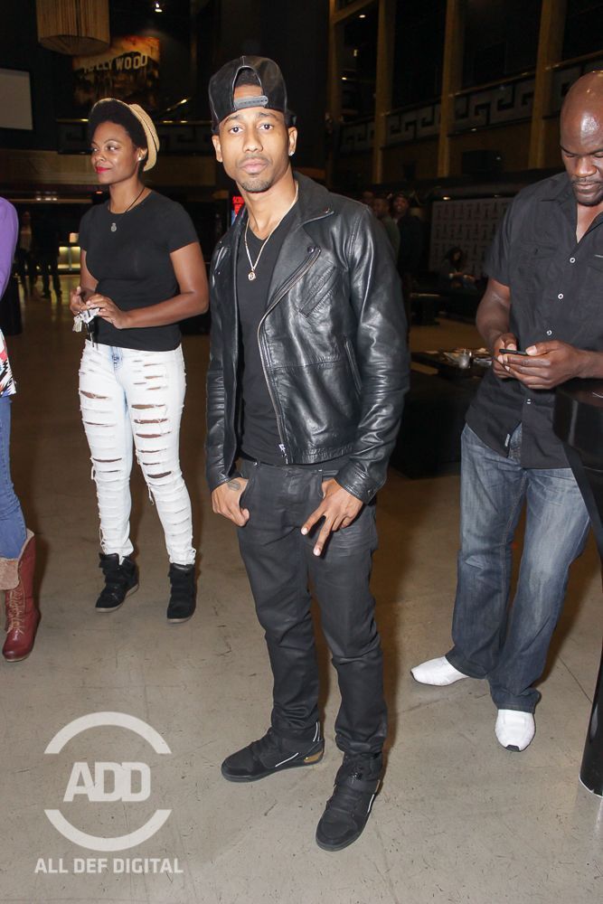 Brandon T. Jackson hits a quick pose at All Def Digital Comedy Live.