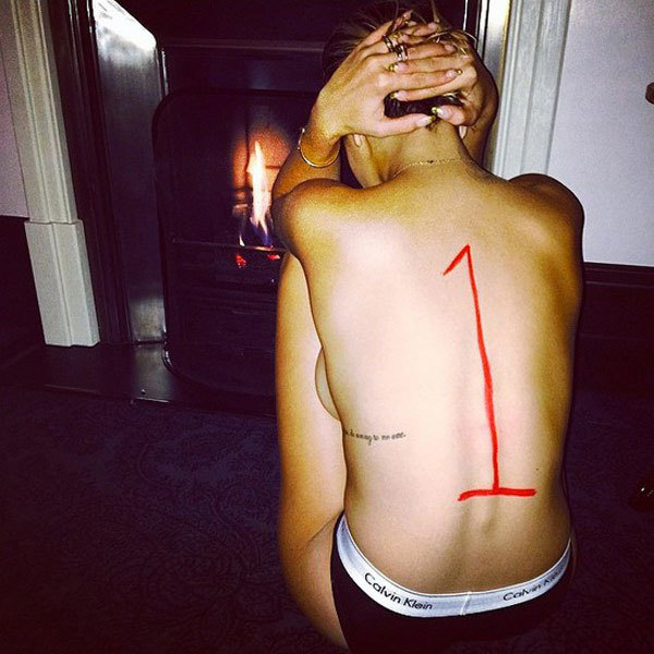 Who could forget Rita Ora’s #MyCalvins post? Featuring side boob.