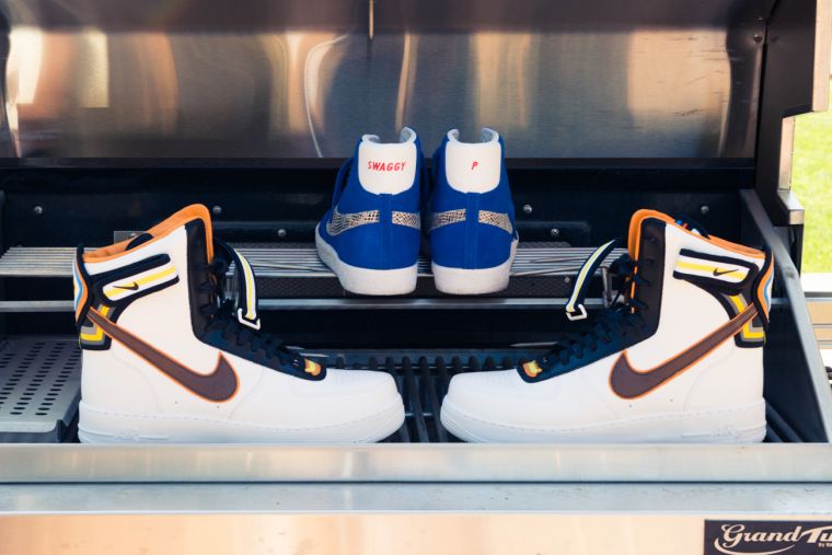 Fresh kicks hot off the grill.