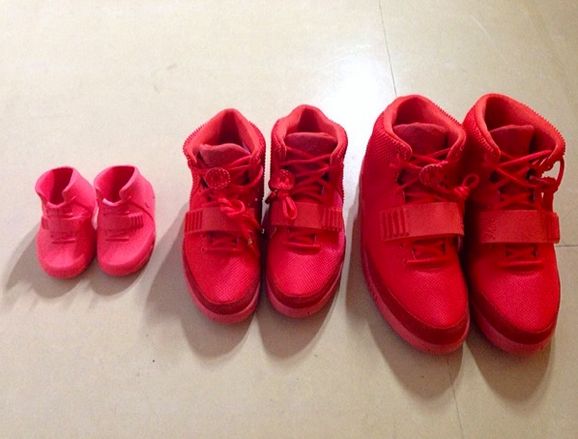 That one time she kept up with KimYe in mini Red Octobers.