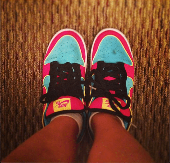 Showing Off Her Nikes For The ‘Gram…Such A Black Thing To Do.